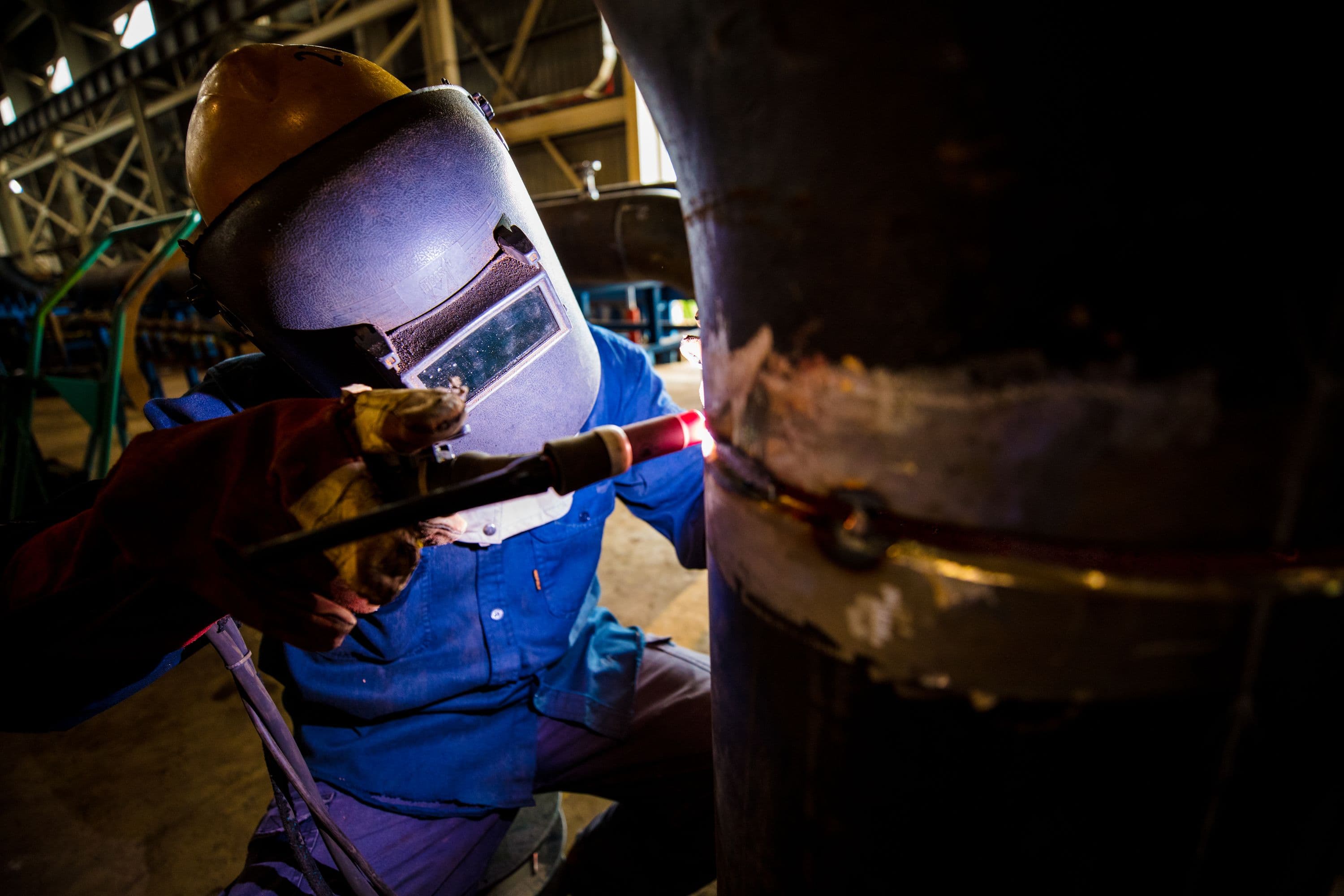 RAPID Project offsite fab yard welder