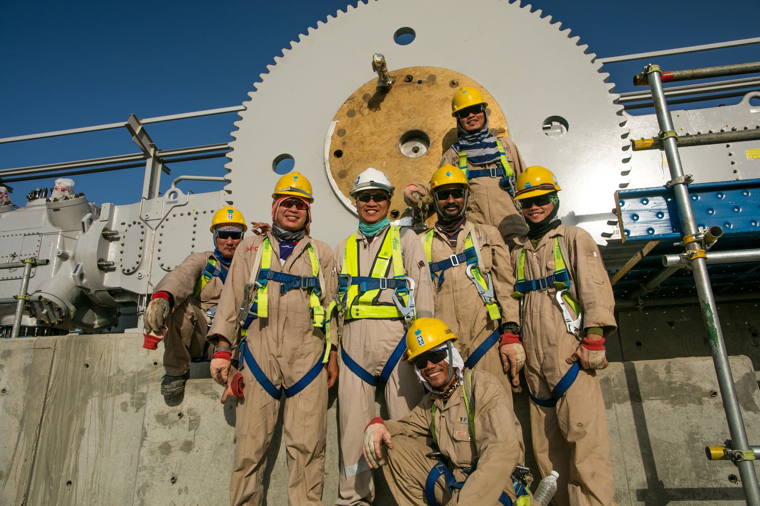 Construction team